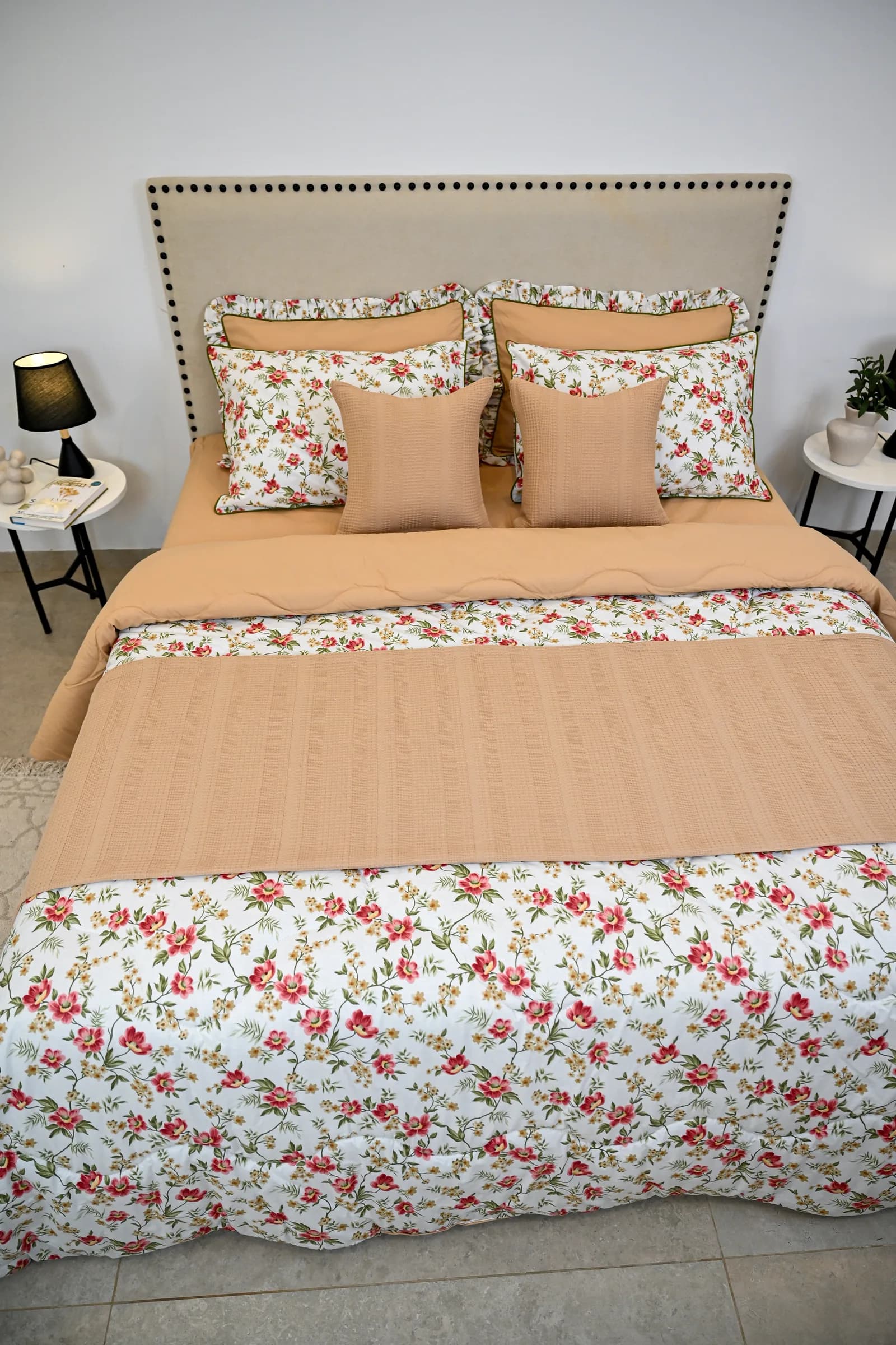 Couette 2 Places 100% Cotton (9 Pièces) « Stella » | A la Page