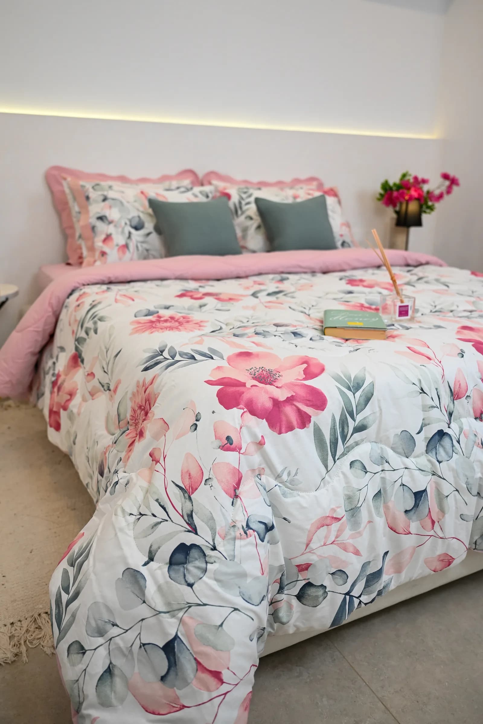 Couette 2 Places 100% Cotton (8 Pièces) « Blossom » | A la Page