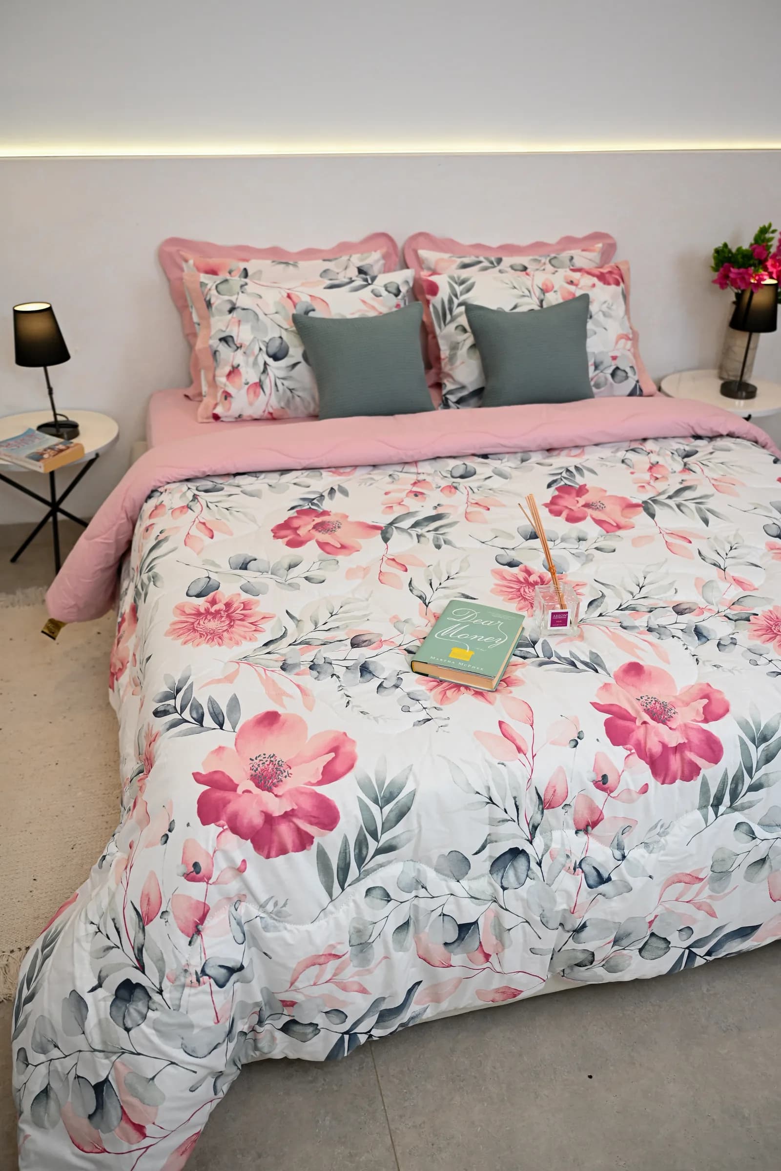 Couette 2 Places 100% Cotton (8 Pièces) « Blossom » | A la Page