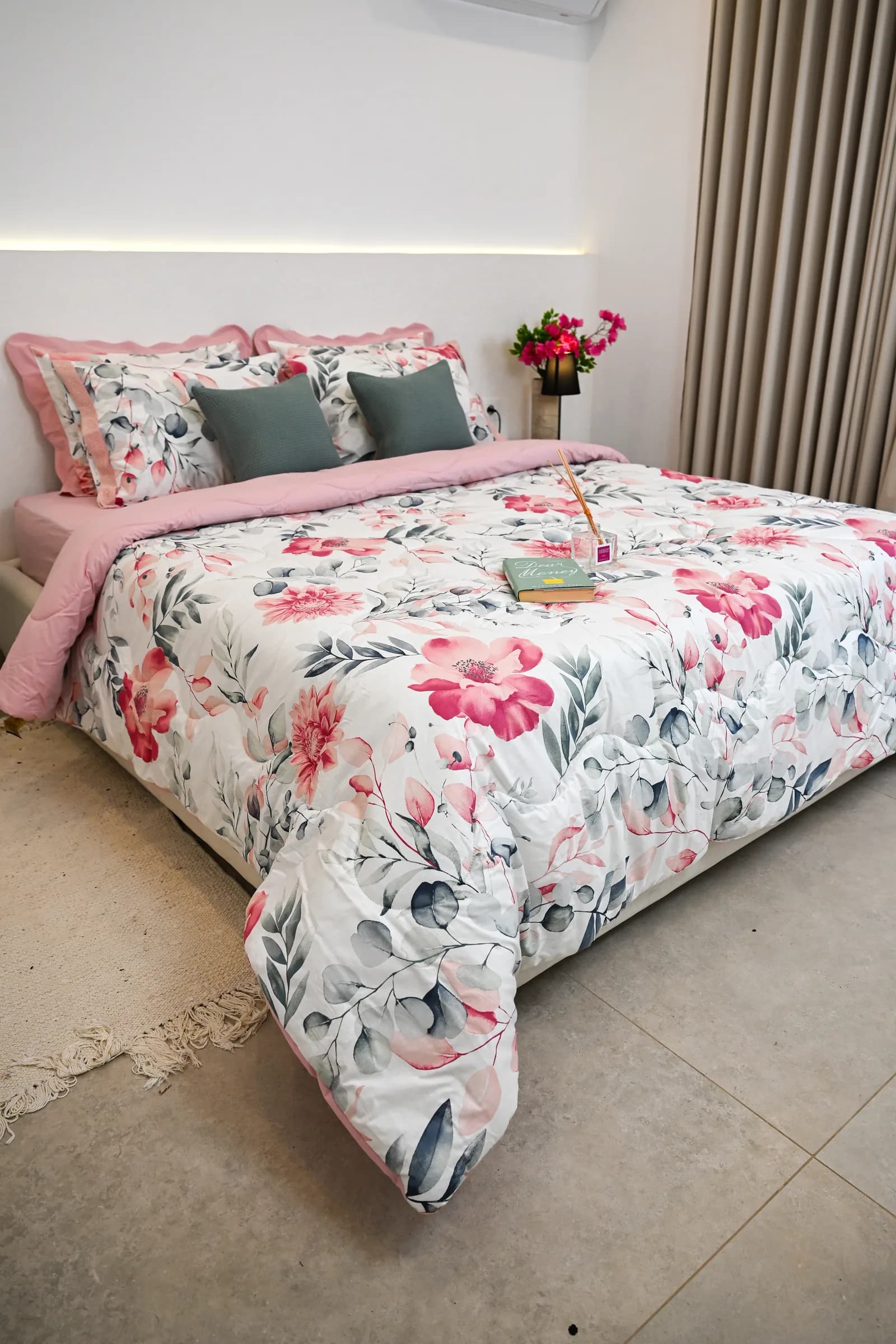 Couette 2 Places 100% Cotton (8 Pièces) « Blossom » | A la Page
