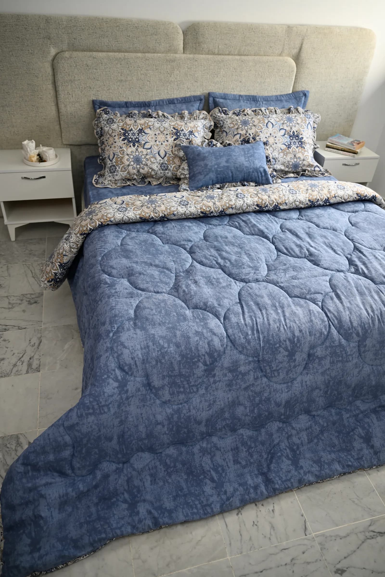 Couette 2 Places (7 Pièces)  «Bluebell» | A la Page