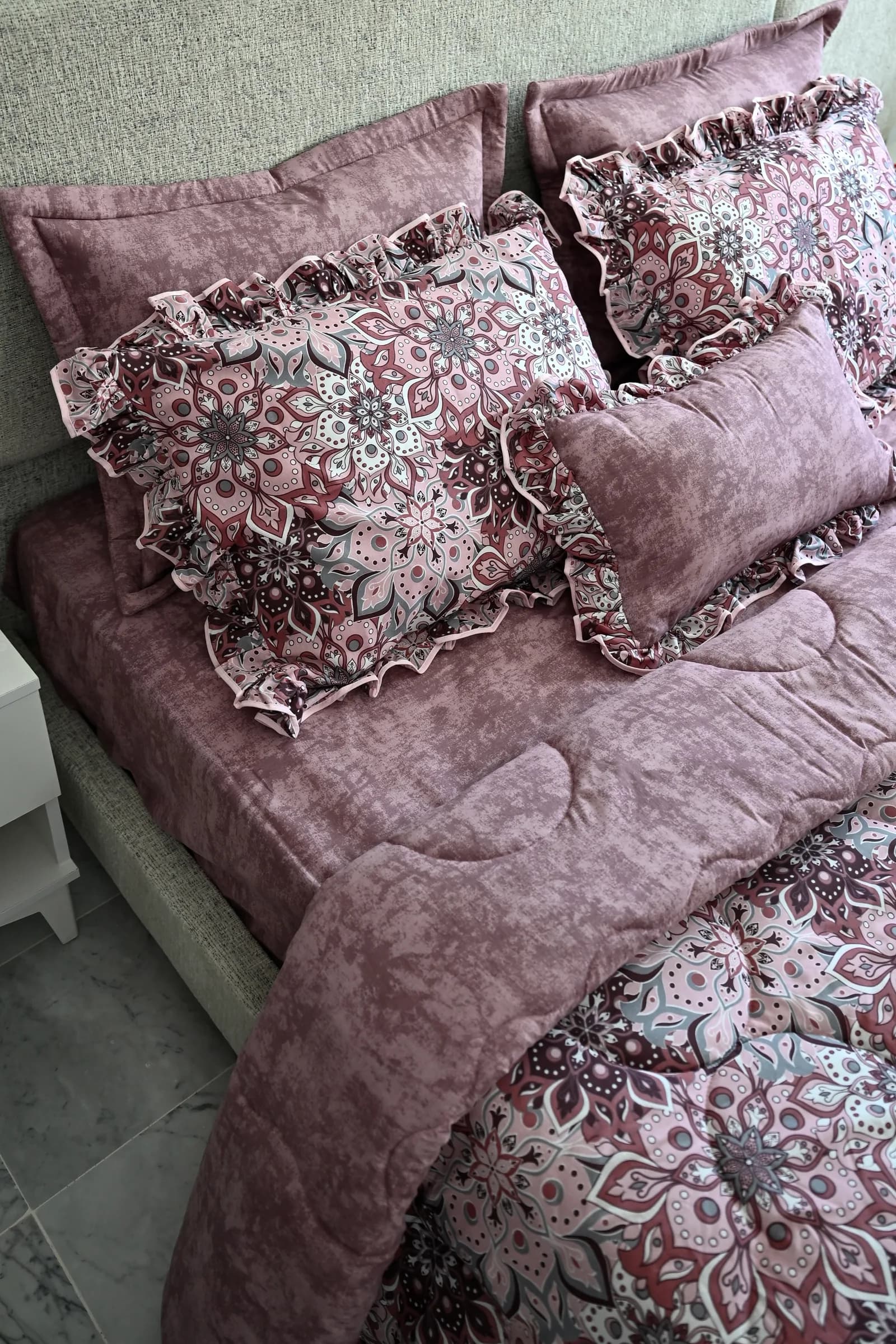 Couette 2 Places (7 Pièces)  «Rosetta» | A la Page