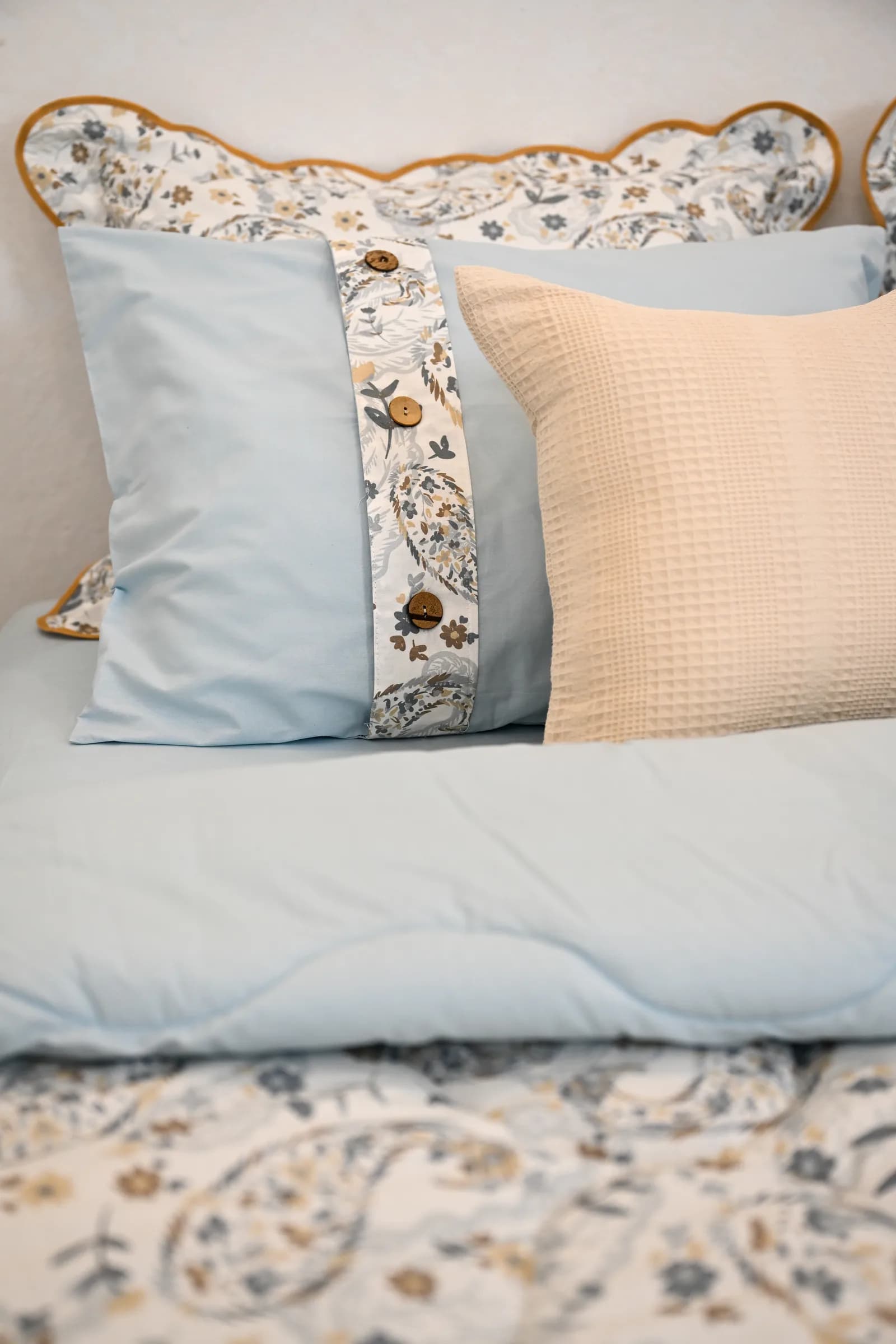 Couette 2 Places 100% Cotton (9 Pièces) « Silvermist » | A la Page