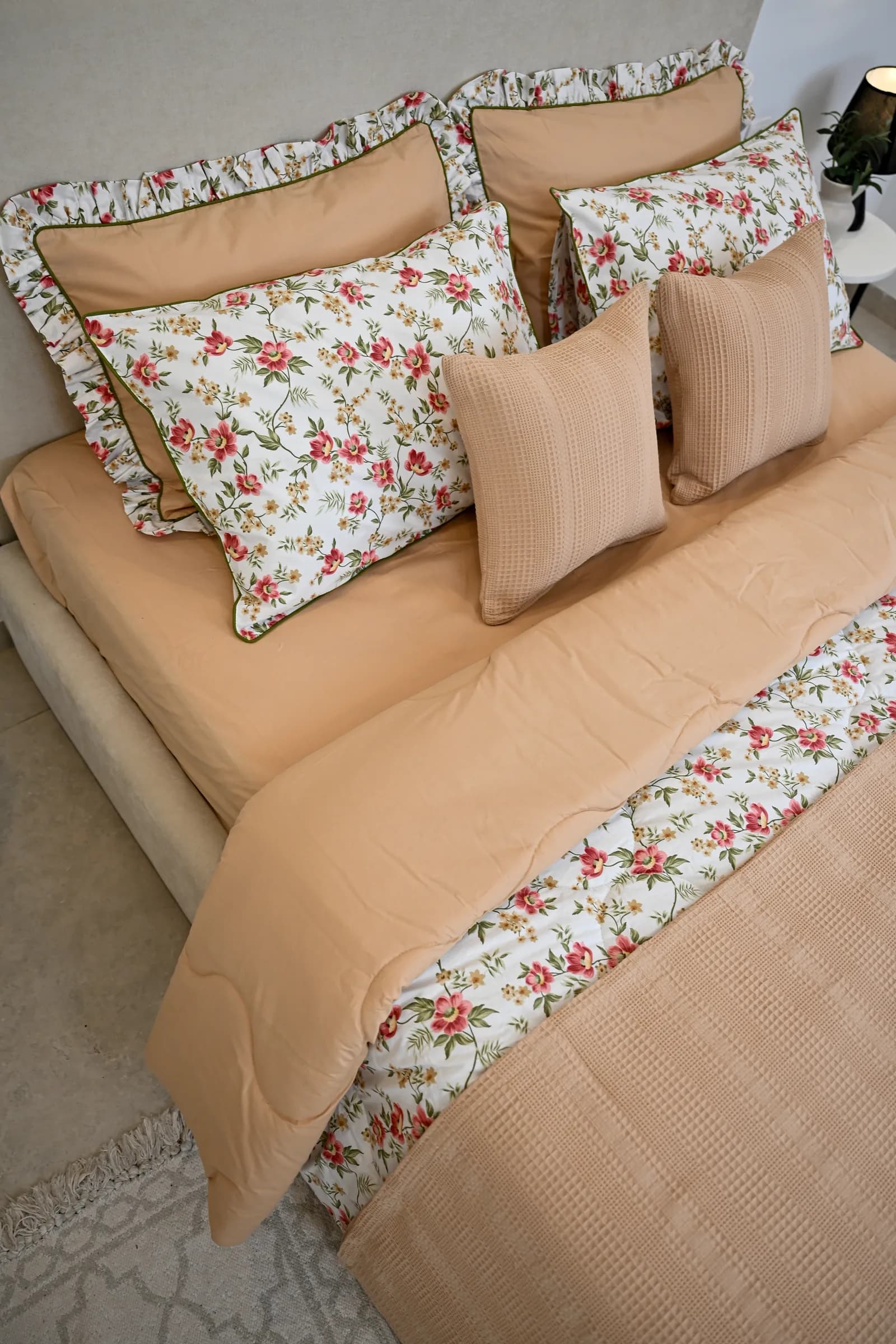 Couette 2 Places 100% Cotton (9 Pièces) « Stella » | A la Page