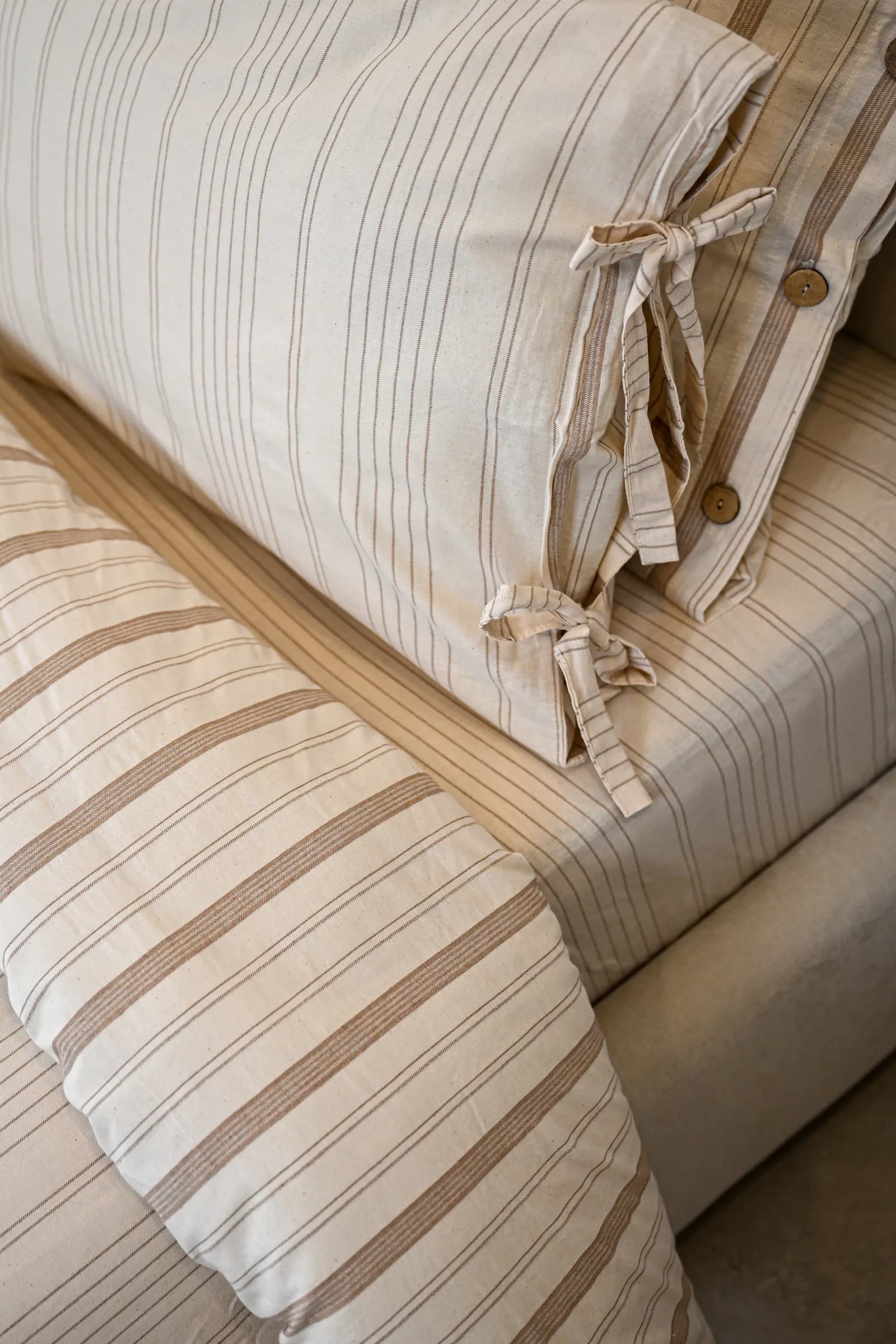 Housse de Couette (6 Pièces) « Soft Taupe »  | A la Page