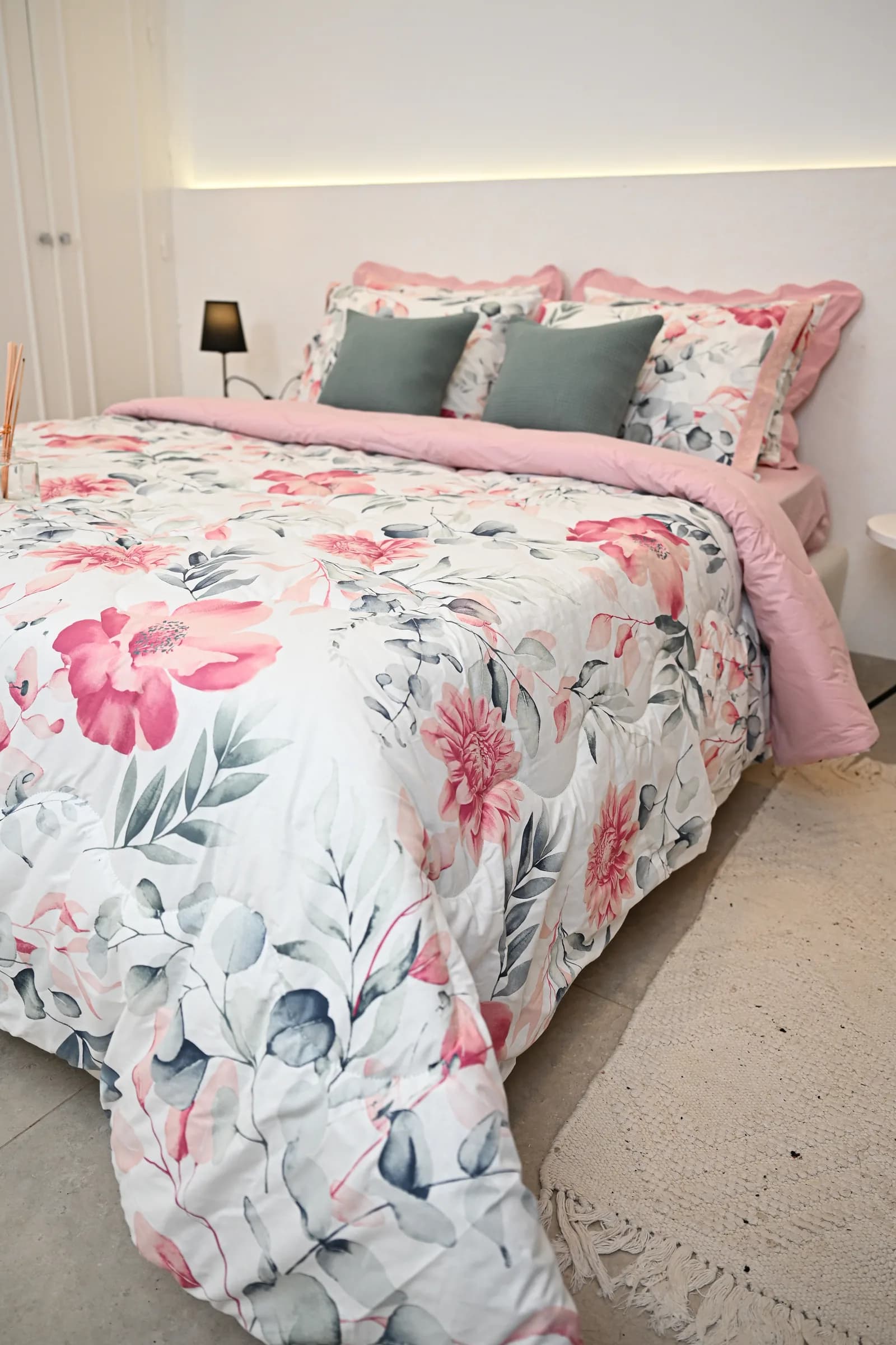 Couette 2 Places 100% Cotton (8 Pièces) « Blossom » | A la Page