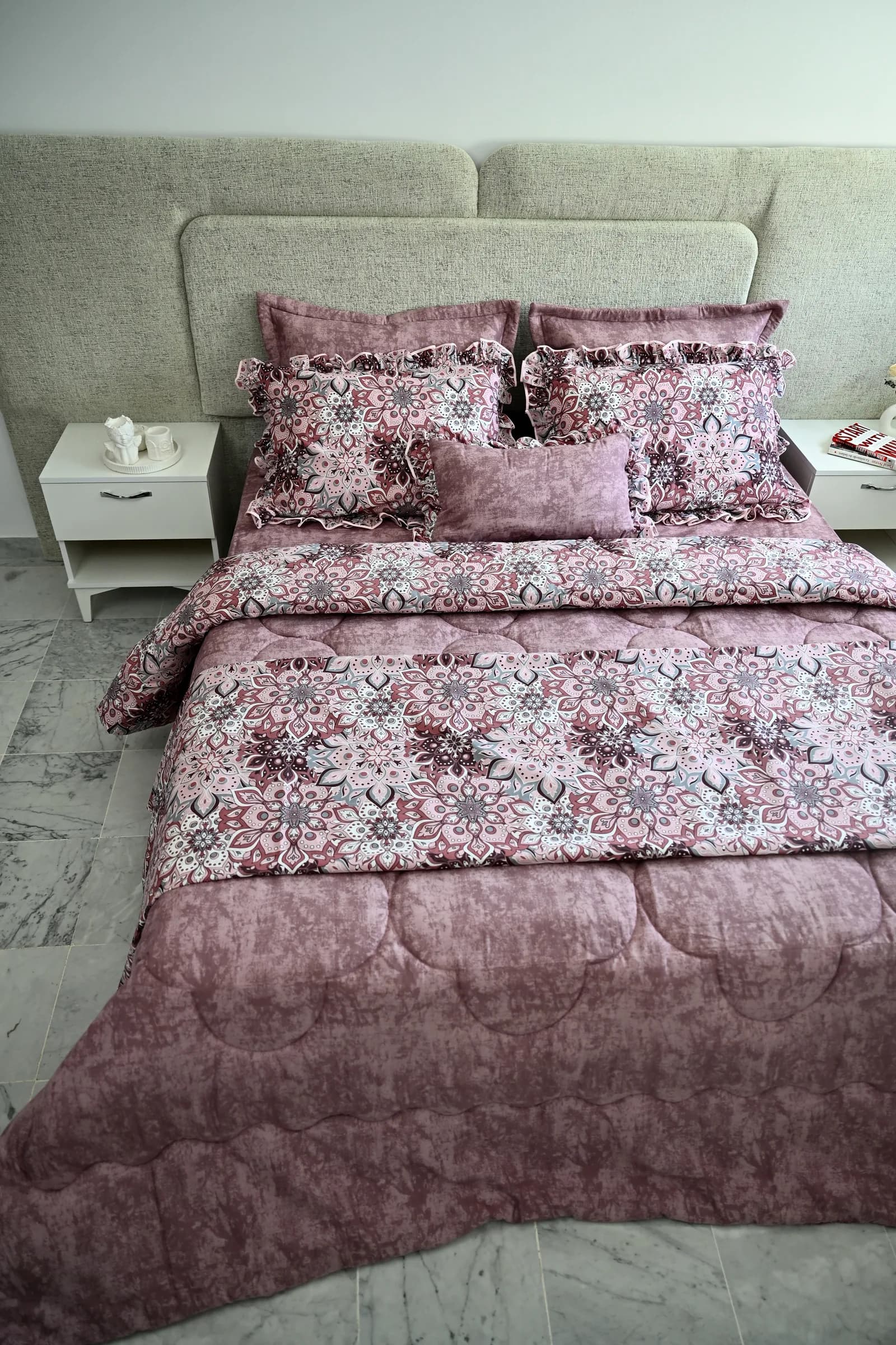 Couette 2 Places (7 Pièces)  «Rosetta» | A la Page
