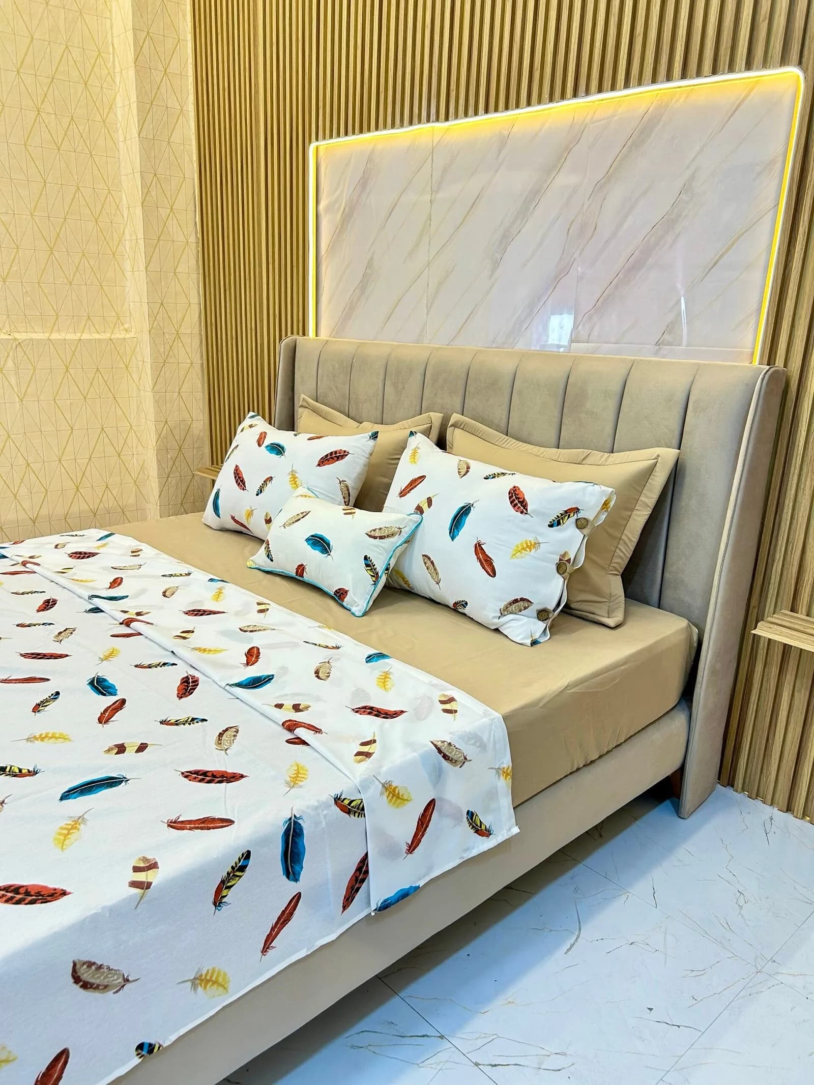 Parure de Lit 7 Pièces – Élégance et
Confort