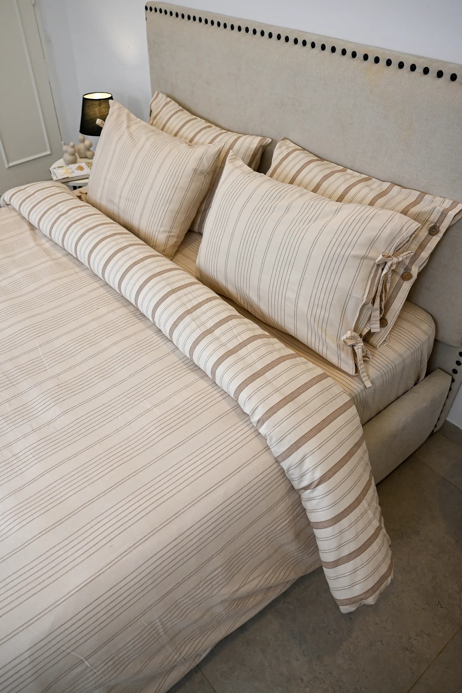 Housse de Couette (6 Pièces) « Soft Taupe »  | A la Page
