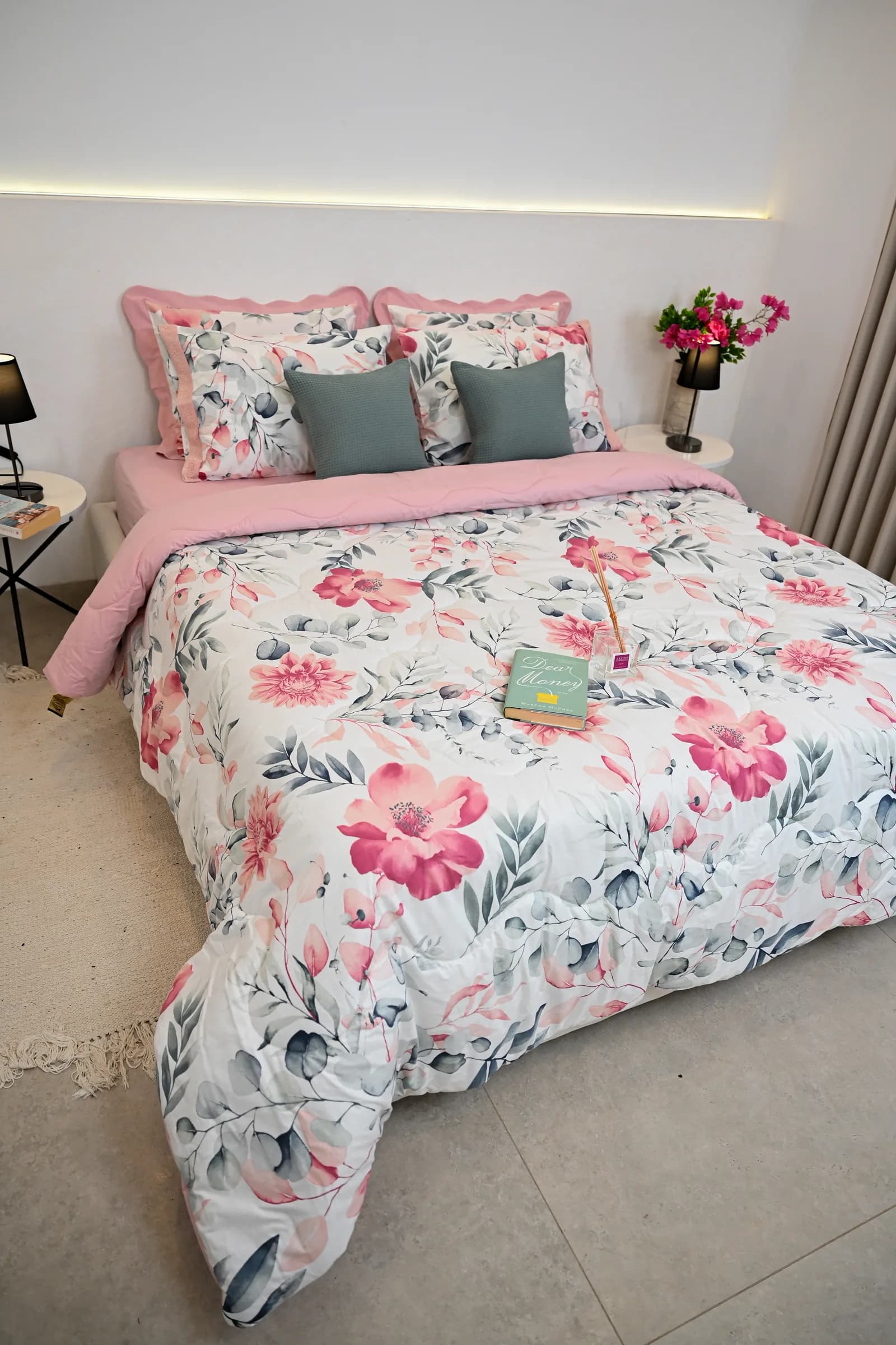 Couette 2 Places 100% Cotton (8 Pièces) « Blossom » | A la Page