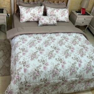 img_4354 Couette 2 Places 7 Pièces (220x240) avec 4 Taies d'Oreiller + Coussin et Housse de Matelas - Luxe et Confort