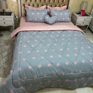 img_4367 Couette 2 Places 7 Pièces (220x240) avec 4 Taies d'Oreiller + Coussin et Housse de Matelas - Luxe et Confort