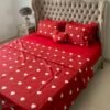 Parure de lit 7 pièces imprimée - Design
Cœurs Blancs