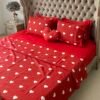 Parure de lit 7 pièces imprimée - Design
Cœurs Blancs