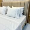 Parure de lit 6 pièces haut de gamme – Broderie élégante et tissu premium