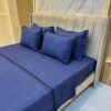 Parure de lit 6 pièces haut de gamme – Broderie élégante et tissu premium