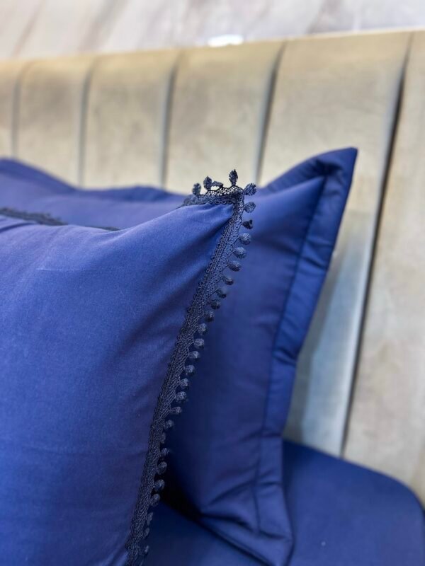 Parure de lit 6 pièces haut de gamme – Broderie élégante et tissu premium