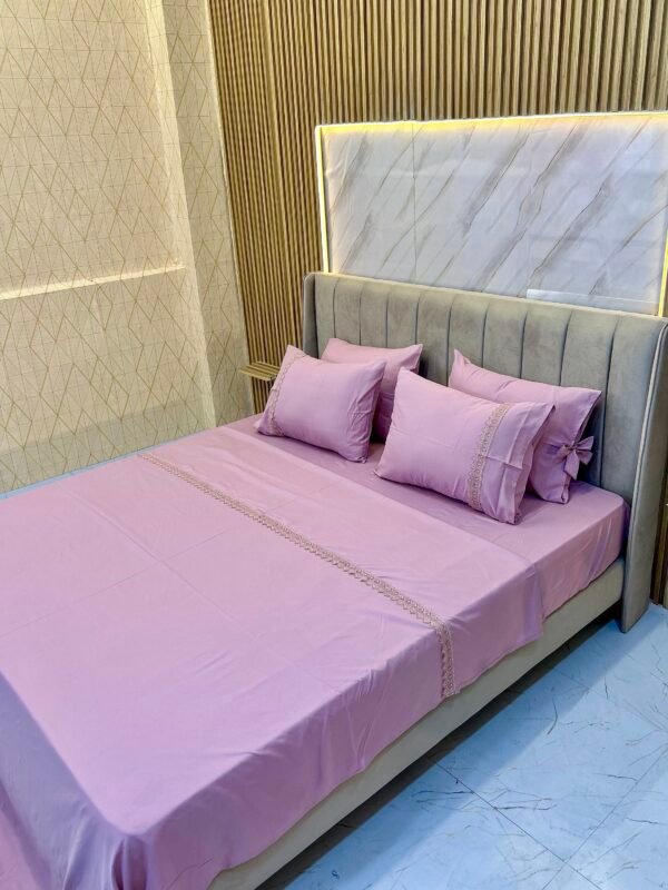 Parure de lit 6 pièces haut de gamme – Broderie élégante et tissu premium