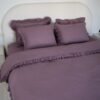 dsc01707 Housse de couette à volants mauve clair – Douceur et élégance moderne | Tunisie