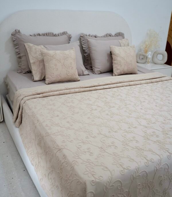 Parure de lit Jacar – Cappuccino