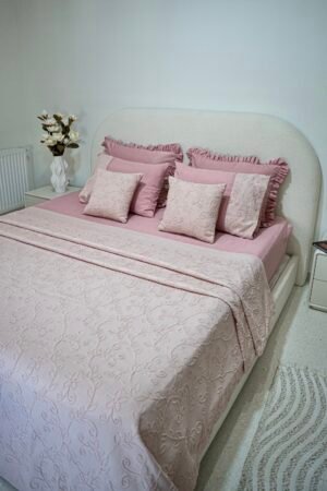 dsc01935 Parure de lit Jacar – Rose poudré