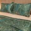 Parure de lit Satin de Coton "Tropical Green" (4 pièces) | A la Page Tunisie