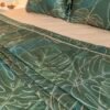 Parure de lit Satin de Coton "Tropical Green" (4 pièces) | A la Page Tunisie