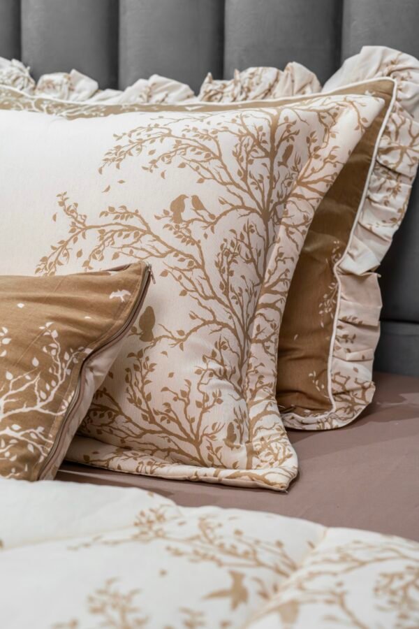 Couette double face 1 place & demi 5 pièces Beige & Marron | A la Page Tunisie