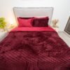 dsc09946 Couette Velours 2 places 240×230 cm Rouge Bordeaux | A la Page Tunisie