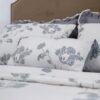 Parure de Lit Haute Gamme  Jacquard Brodé  "Signature Céladon" (7 Pièces) | A la Page