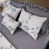 Parure de Lit Haute Gamme  Jacquard Brodé  "Signature Céladon" (7 Pièces) | A la Page