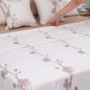 Parure de Lit Haute Gamme  Jacquard Brodé  "Cherry Blossom" (8 Pièces) | A la Page