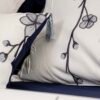 Parure de lit Haute Gamme  Jacquard Brodé "Minuit Blanc" (7 pièces) | A la Page