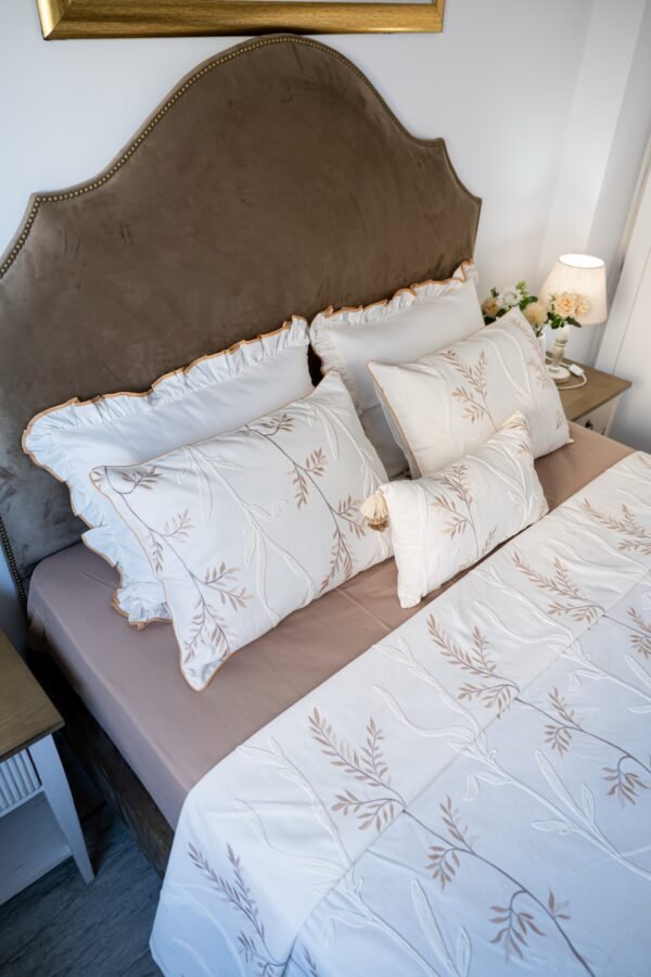 Parure de Lit Haute Gamme  Jacquard Brodé "Palais Royal" (7 Pièces) | A la Page