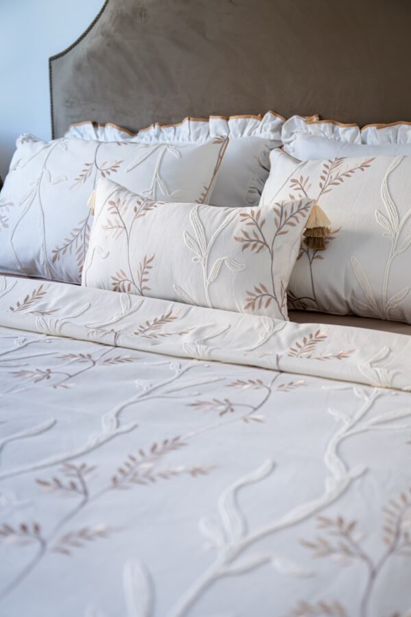 Parure de Lit Haute Gamme  Jacquard Brodé "Palais Royal" (7 Pièces) | A la Page