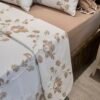 Parure de Lit Haute Gamme  Jacquard Brodé  "Fleur de Caramel" (7 Pièces) | A la Page