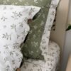 Parure de Lit 100% Coton "Olivia" Végétal Épuré (Pack 6 Pièces) | A la Page