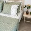 Parure de Lit 100% Coton "Olivia" Végétal Épuré (Pack 6 Pièces) | A la Page