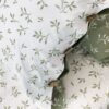 Parure de Lit 100% Coton "Olivia" Végétal Épuré (Pack 6 Pièces) | A la Page