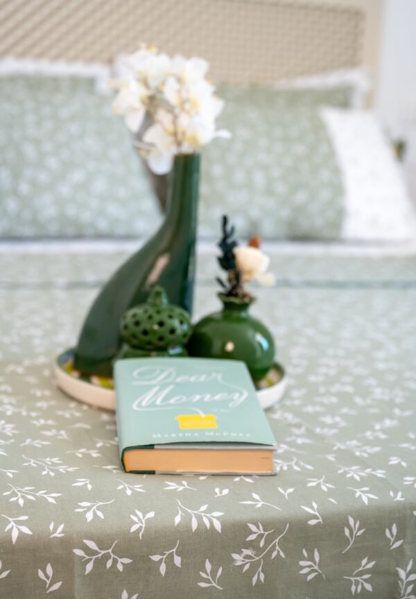 Parure de Lit 100% Coton "Olivia" Végétal Épuré (Pack 6 Pièces) | A la Page