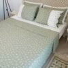 Parure de Lit 100% Coton "Olivia" Végétal Épuré (Pack 6 Pièces) | A la Page