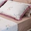 Parure de Lit 100% Coton "Asala" avec Dentelle (Pack 6 Pièces) | A la Page
