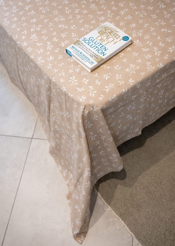 Parure de Lit 100% Coton "Sienna" Beige Végétal (Pack 6 Pièces) | A la Page