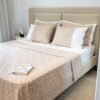 Parure de Lit 100% Coton "Sienna" Beige Végétal (Pack 6 Pièces) | A la Page