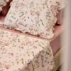 Parure de Lit 100% Coton "Rosalie" Floral Épuré (Pack 6 Pièces) | A la Page