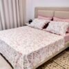 Parure de Lit 100% Coton "Rosalie" Floral Épuré (Pack 6 Pièces) | A la Page
