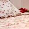 Parure de Lit 100% Coton "Rosalie" Floral Épuré (Pack 6 Pièces) | A la Page