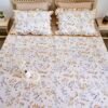 Parure de Lit 100% Coton "Mimosa" Floral Épuré (Pack 6 Pièces) | A la Page