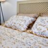 Parure de Lit 100% Coton "Mimosa" Floral Épuré (Pack 6 Pièces) | A la Page