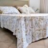 Parure de Lit 100% Coton "Mimosa" Floral Épuré (Pack 6 Pièces) | A la Page